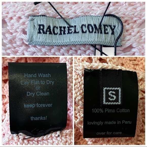 NWT Rachel Comey Bassi‎ Top - pink lace knit , Size S - Picture 11 of 13